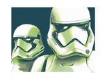 Bild KOMAR "Star Wars Faces Stormtrooper", bunt (farbe bild(er): bunt), B:50cm H:40cm, Holz, Papier, Bilder, Bild, Wandbild zur Dekoration im Kinderzimmer - ohne Rahmen