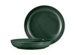 Schale SELTMANN WEIDEN "Foodbowl Terra ø 28,4 cm 2er Set", grün (moosgrün), L:28,4cm, Schüsseln, Schale