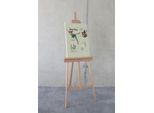 Leinwandbild KOMAR "Peter Pan Let´s Fly - Größe 40 x 60 cm", bunt (farbe rahmen: braun, farbe bild(er): bunt), B:40cm H:60cm T:2cm, Holz, Papier, Bilder, Leinwandbild, Keilrahmenbild mit Echtholzrahmen, Kinderzimmer