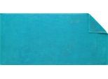 Handtücher EGERIA "Elegant", blau (capri), B:50cm L:100cm, Walkfrottier, Obermaterial: 100% Baumwolle, Handtücher, Handtücher, Uni Programm mit Webkante, reine Baumwolle