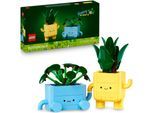 Konstruktionsspielsteine LEGO "Fröhliche Pflanzen (10349), LEGO Botanicals", bunt, Spielbausteine, Kinder, Kunststoff, Konstruktionsspielsteine, Made in Europe