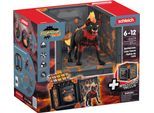 Spielfigur SCHLEICH "ELDRADOR CREATURES, BattleCave Lavahyäne (42674)", bunt, Spielfiguren, Kinder, Kunststoff, Spielfigur