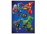 Wandtattoo KOMAR "Avengers Mech Strike - Größe 50 x 70 cm", bunt, B:50cm H:70cm, Folie, Wandtattoos, Wandtattoo, selbstklebend, Wandsticker, Kinderzimmer