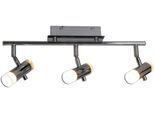 NÄVE LED Deckenleuchte "Garda", silber (chrom, klar), 3, Ø 3,5cm H: 17cm, 1 Stk., Leuchten, Spots verstellbar, LED Deckenleuchte