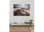 Leinwandbild KOMAR "Sea of Fog - Größe 60 x 40 cm", bunt (farbe bild(er): bunt), B:60cm H:40cm T:2cm, Holz, Papier, Bilder, Leinwandbild, Keilrahmenbild mi Echtholzrahmen