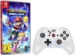 UBISOFT Spielesoftware "NSW Mario Rabbids Sparks of Hope & NSW PRO PAD X", weiß (ohne farbbezeichnung), Nintendo Switch, Spielesoftware, Spielesoftware