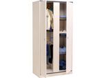 Kleiderschrank PARISOT "Smoozy", weiß, B:92cm H:182cm T:51cm, Schränke, Kleiderschrank