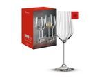 Champagnerglas SPIEGELAU "Champagnergläser Lifestyle 310 ml 4er Set transparent", bunt (transparent), 4 tlg., Glas, Trinkgefäße, Champagnerglas