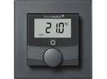 HOMEMATIC IP Heizkörperthermostat "Wandthermostat mit Schaltausg. für Markenschalter 230 V", grau (anthrazit), B:8,6cm H:7,4 T:5,4cm, Heizkörperthermostate, Heizkörperthermostat