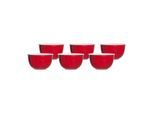 Schale RITZENHOFF & BREKER "Müslischalen Doppio ø 14 cm 6er Set", rot, Schüsseln, Schale