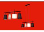 BRILONER LEUCHTEN LED Pendelleuchte "SHADES", schwarz-weiß (weiß, neutral), Leuchten, LED Pendelleuchte