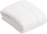 Badetuch VOSSEN "Pure", weiß, B:100cm L:150cm, Frottier, Obermaterial: 100% Baumwolle, Handtücher, Badetuch, Baumwolle & VEGAN, mit eleganter Veloursbordüre