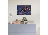 Leinwandbild KOMAR "Marvel Spider-Man Web Shoot", rot (farbe bild(er): blau,rot), Disney, 1 Stk., Vlies, Bilder, Leinwandbild, 60 x 40 cm (Breite x Höhe) - Kinderzimmer, Dekoration