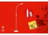 BRILONER LEUCHTEN LED Schreibtischlampe "OFFICE REMOTE", weiß (weiß, neutral), Leuchten, LED Schreibtischlampe