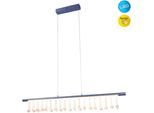 NÄVE LED Pendelleuchte "Nobilis", grau, 1, 1 Stk., Leuchten, Hängeleuchte, dimmbar, warmweiß, L: 100cm, grau, LED Pendelleuchte