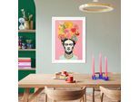 Kunstdruck REINDERS "Freedom Flowers", bunt (farbe bild(er): bunt), B:50cm H:70cm T:2,2cm, Holzwerkstoff, Bilder, Kunstdruck