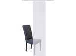 Schiebegardine HOME WOHNIDEEN "Uni" Gr. 1, grau, B:60cm H:245cm, Polyester, Gardinen, Schiebegardine, HxB: 245x60, SCHIEBEVORHANG LEINENSTRUKTUR