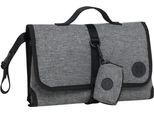 Wickeltasche HUGGIES BABYWEAR, Baby, grau (grau heat), Web, Nylon, unifarben, Taschen Wickeltasche, mit abtrennbarer Wickelunterlage, ohne abgebildete Accessories