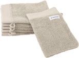 Waschhandschuh TOM TAILOR HOME "Waschhandschuh COLOR BATH", beige (sunny sand), B:16cm L:21cm, Frottier, Frottier, Handtücher, Waschhandschuh