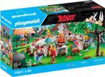 Konstruktions-Spielset PLAYMOBIL "Asterix: Das Dorfbankett (71827), Playmobil Asterix", bunt, Spielbausteine, Kinder, Kunststoff, Konstruktions-Spielset, Made in Europe