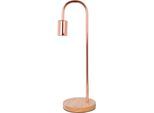 KAYOOM Tischleuchte "Tischlampe Vinara 625", rosa (rosé, kupfer), 1, H: 47cm, 1 Stk., Leuchten, hochwertig, außergewöhnlich, Tischleuchte