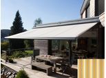 Kassettenmarkise WISMAR "Classic S-Compact", gelb (gelb, grau), B:550cm, Polyacryl, Markisen, Kassettenmarkise, Breite: 550 cm, Ausfall: 300 cm