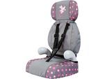 Puppen Autositz BAYER "Deluxe grau Fee", grau (grau fee), Puppenausstattungen, KinderB:21cm H:40cm L:25cm T:25cm, Puppen Autositz, B:21cm H:40cm L:25cm T:25cm