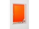 Plissee K-HOME "COMO" Gr. 4, orange (terra), B:70cm H:130cm, Obermaterial: 100% Polyester, Plissees, Plissee