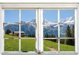 Leinwandbild QUEENCE "Südtirol", grün (farbe bild(er): grün), B:30cm H:40cm T:40cm, Canvas, Holzrahmen, Bilder, Leinwandbild, Premium-Leinwandstoff