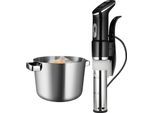 UNOLD Sous-Vide Stick "Sous Vide Stick Time 58915", grau (schwarz, edelstahlfarben), B:6,9cm H:40,4cm T:10cm, Sous-Vide-Garer, Sous-Vide Stick