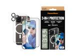 PANZERGLASS Displayschutzglas "3-in-1 Protection, Glass, Hoops, Case", transparent, B:11cm H:2,5cm T:19,5mm, Displayfolien, Displayschutzfolie, Schutzfolie, Bildschirmschutz, kratz- & stoßfest, Displayschutzglas