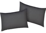 Kissenbezug BELLANA "Mako-Jersey-Exclusiv", grau (anthrazit), B:60cm L:40cm, Baumwolle, Obermaterial: 100% Baumwolle, Kissenbezüge, Kissenbezug, aus reiner Baumwolle