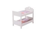 Puppenbett ROBA "Fienchen - Weiß-Lila", lila (weiß, lila), Puppenmöbel, KinderB:52cm H:45,5cm T:30cm, Puppenbett, B:52cm H:45,5cm T:30cm