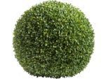 Kunstbaum BOTANIC-HAUS "Buchskugel", grün, B:45cm H:45cm T:45cm Ø:45cm, Kunststoff, Kunstpflanzen, Kunstbaum