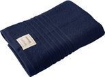 Handtuch DYCKHOFF "Nature", blau (marine), B:50cm L:100cm, Frottier, Obermaterial: 100% Baumwolle, Handtücher, Handtuch