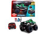 RC-Monstertruck DICKIE TOYS "RC Jungle Wrestler Ford F150, RTR", schwarz (schwarz, grün), Fernlenkfahrzeuge, Kinder, Kunststoff, RC-Monstertruck, mit Licht