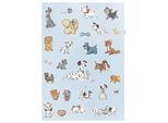 Wandtattoo KOMAR "Disney Cats and Dogs - Größe 50 x 70 cm", bunt, B:50cm H:70cm, Folie, Wandtattoos, Wandtattoo, selbstklebend, Wandsticker, Kinderzimmer