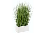 Kunstgras I.GE.A. "Gras", grün, B:23cm H:45cm, Kunststoff, Kunstpflanzen, Kunstgras, in Keramikschale