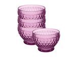 Schale VILLEROY & BOCH "Dessertschalen Boston Coloured ø 11,7 cm 4er Set", lila (berry), Schüsseln, Schale