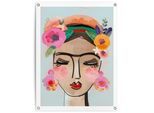 Poster REINDERS "Happy Face", bunt (farbe bild(er): bunt), B:60cm H:80cm T:0,1cm, Leinwand, Bilder, Poster, Outdoor für Garten oder Balkon
