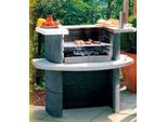 Holzkohlegrill BUSCHBECK "Grillbar Rica", grau (anthrazit), B:110cm H:93cm T:65cm, Grills, Holzkohlegrill, BxTxH: 110x65x93 cm