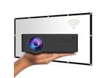 LA VAGUE LED-Beamer "LED-Projektor inkl. LV-STA100FP LV-HD240 Wi-Fi BUNDLE", schwarz, Beamer, LED-Beamer
