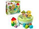 Konstruktionsspielsteine LEGO "Formsortierer: Welpenhaus (10441), LEGO DUPLO My First", bunt, Spielbausteine, Baby, Kunststoff, Konstruktionsspielsteine, Made in Europe