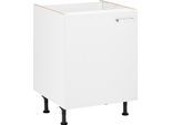 Spülenschrank OPTIFIT "Parma", weiß, B:60cm H:87cm T:58,4cm, Holzwerkstoff, Schränke, Spülenschrank, Breite 60 cm
