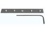 Verbinder GOOD LIFE "Sileno", silber (silberfarben), Gardinenstangenhalterungen, Verbinder, für Vorhangschiene Sileno 3-läufig im Fixmaß