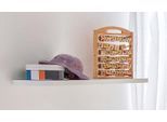 Wandboard WIMEX "Gotland", weiß, B:78cm H:3cm T:25cm, Holzwerkstoff, Regale, Wandboard, 78cm breit