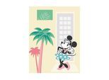 Bild KOMAR "Minnie Mouse Palms", bunt (farbe bild(er): bunt), B:40cm H:50cm, Holz, Papier, Bilder, Bild, Wandbild zur Dekoration im Kinderzimmer - ohne Rahmen