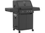 Gasgrill RÖSLE "ALLFLAME Peer 3", schwarz, B:127cm T:61,8cm, Grills, Gasgrill, 50 mbar