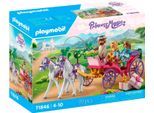Konstruktions-Spielset PLAYMOBIL "Kutschfahrt mit Prinzessin und Prinz (71846), Playmobil Princess Magic", bunt, Spielbausteine, Kinder, Kunststoff, Konstruktions-Spielset, Made in Europe