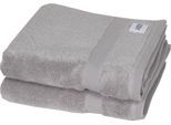 Handtücher "Cuddly", grau, B:50cm L:100cm, Frotteevelours, Obermaterial: 100% Baumwolle, SCHÖNER WOHNEN-KOLLEKTION, Handtücher, Handtücher, schnell trocknende Airtouch-Qualität